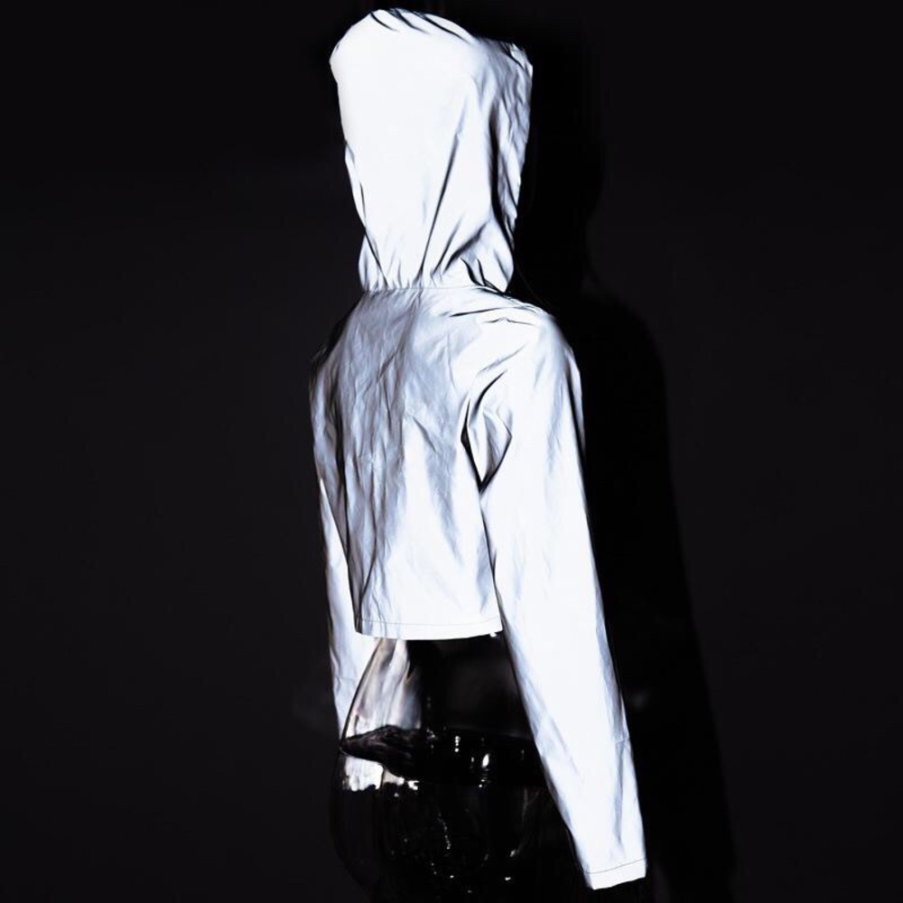 Metallic Holographic Women’s Reflecting Jacket